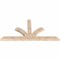 Ekena Millwork Richland Smooth Timber Gable Bracket, Douglas Fir, 84"W x 42"H x 3 1/2"D x 5 1/2"F, 12/12 Pitch GBW084X42X0406RIC00SDF - alternate 3